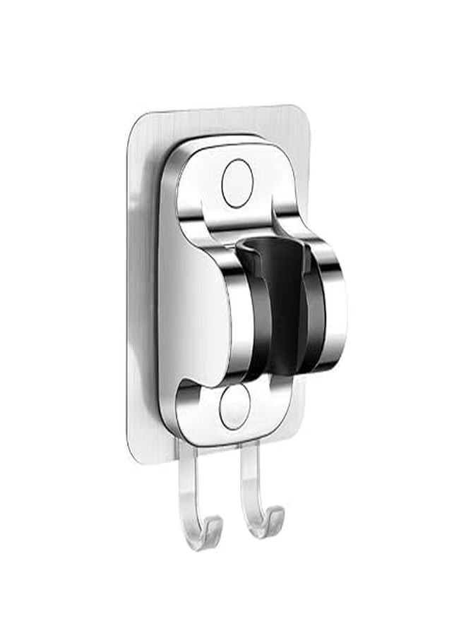 GORINICS Adhesive Adjustable Shower Head Holder Wall Mount Bracket Hand Shower Holder for Bathroom and Toilet Nail and Screw Free, no Drill Needed for Shower Holder Wall Mount Shower Bracket (1) - Image 1